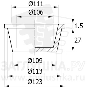 Диаметр 105. STC 0110. MP 0113-109.